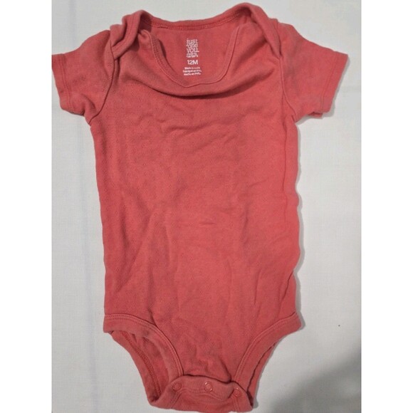 Baby Girl Bodysuit Bundle 3pc | Size 12M | Cat & Jack + Just One You - Picture 6 of 6